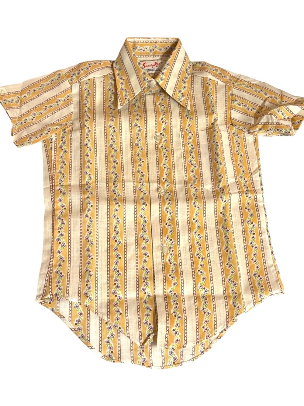 Vtg Kids Button Down Shirt Sz 6 NWOT